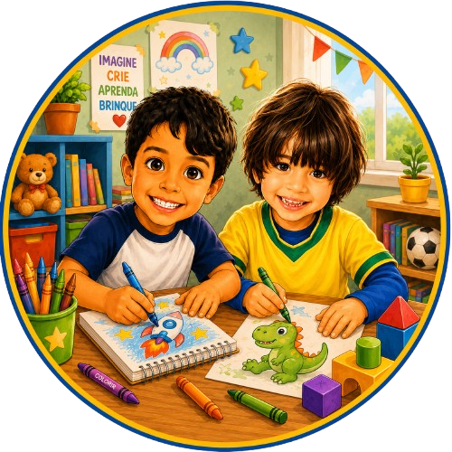 Crianças brincando juntas
