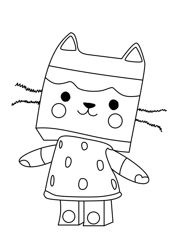 Desenho de A Casa Magica da Gabby para colorir e imprimir: número 3