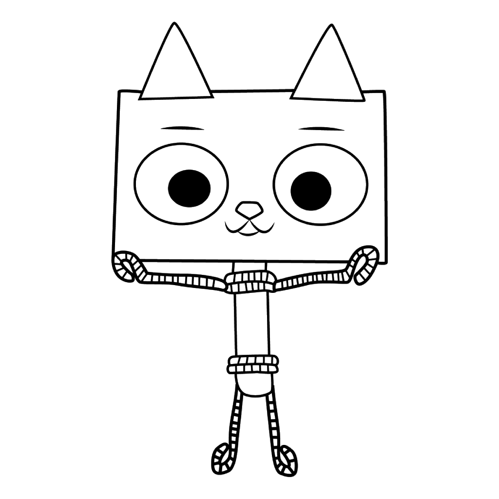 Desenho de A Casa Magica da Gabby para colorir e imprimir: número 6