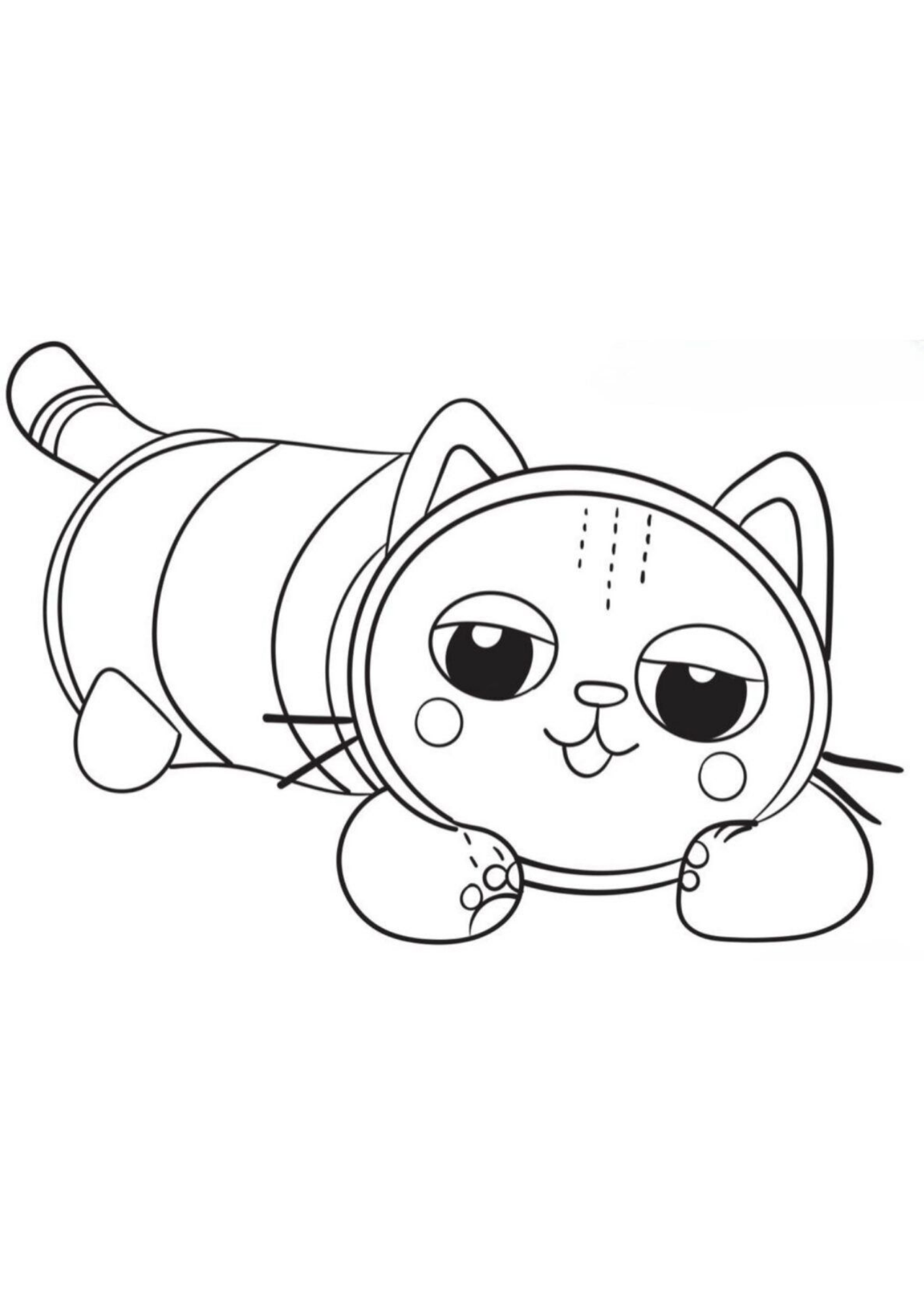 Desenho de A Casa Magica da Gabby para colorir e imprimir: número 10