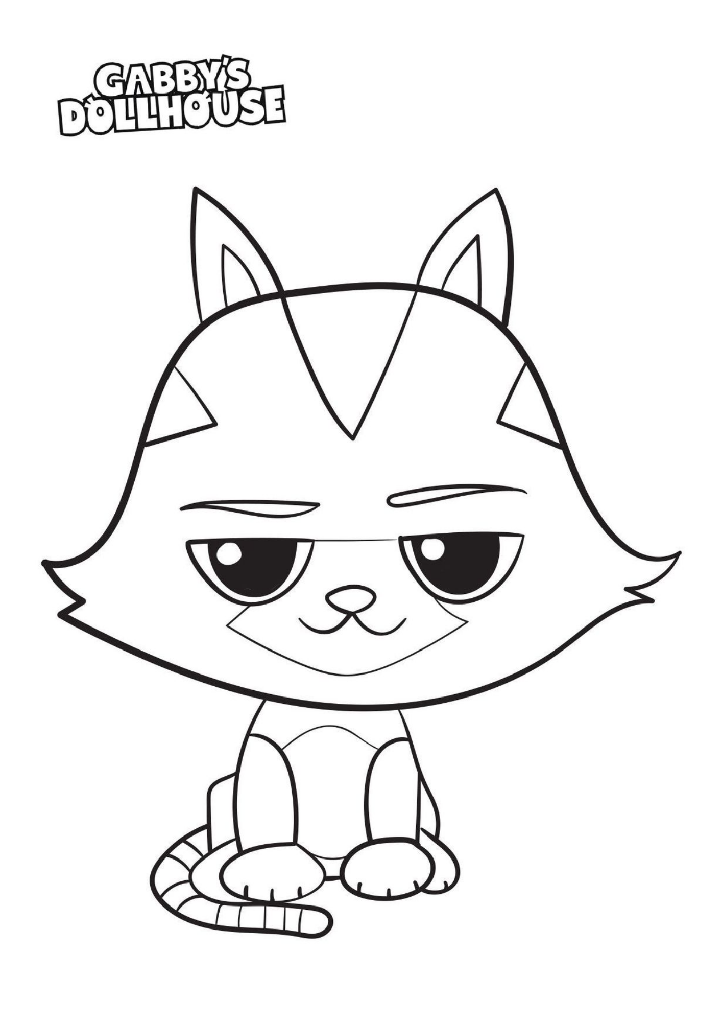 Desenho de A Casa Magica da Gabby para colorir e imprimir: número 12