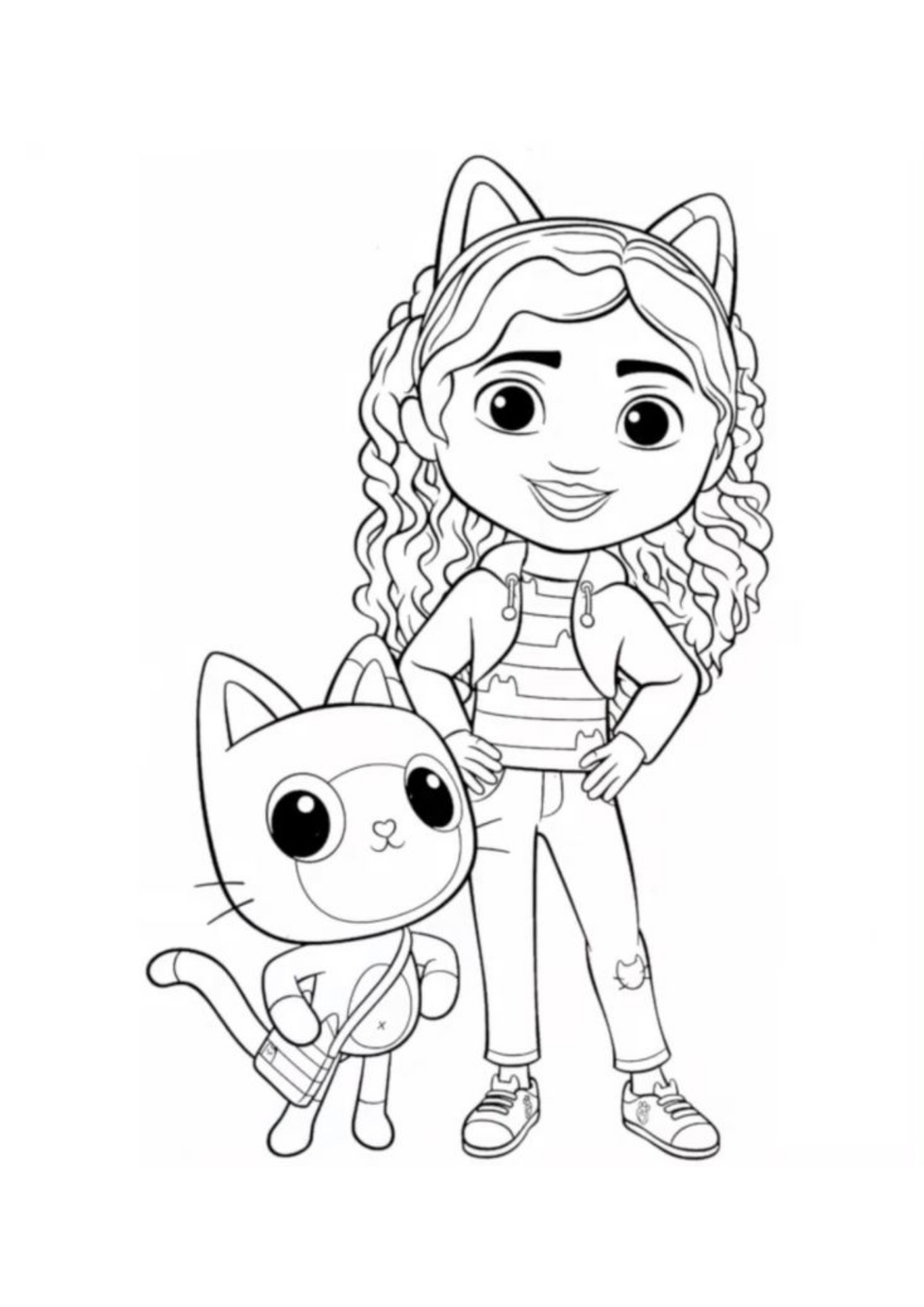 Desenho de A Casa Magica da Gabby para colorir e imprimir: número 18