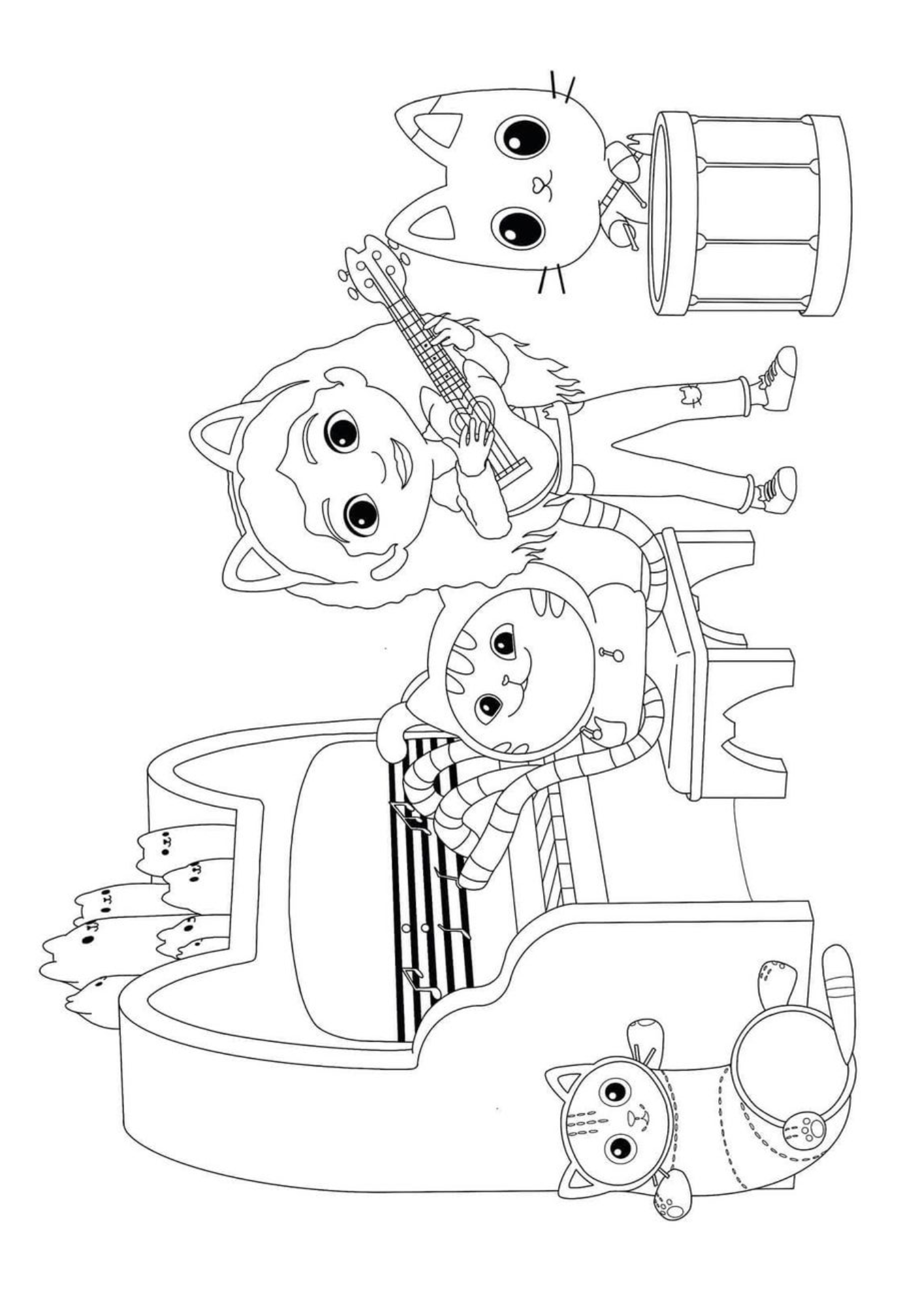 Desenho de A Casa Magica da Gabby para colorir e imprimir: número 20