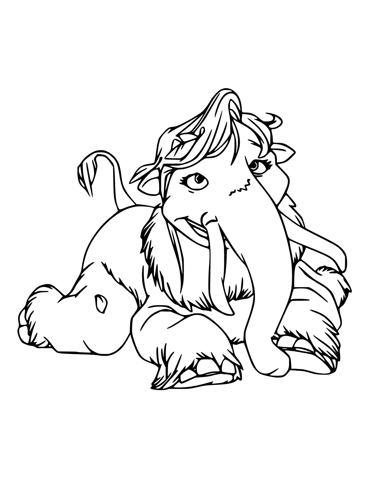 Desenho de A Era do Gelo para colorir e imprimir: número 2