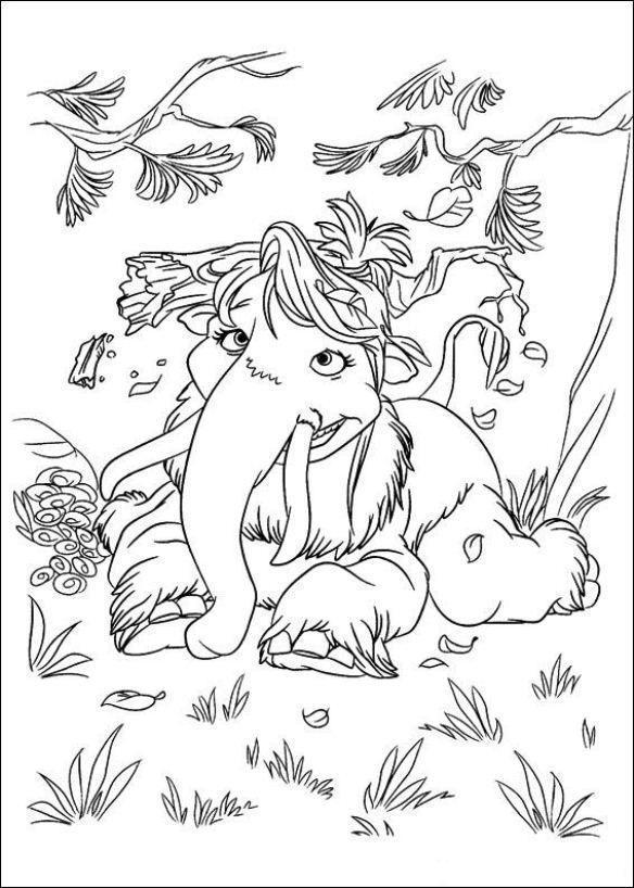 Desenho de A Era do Gelo para colorir e imprimir: número 11