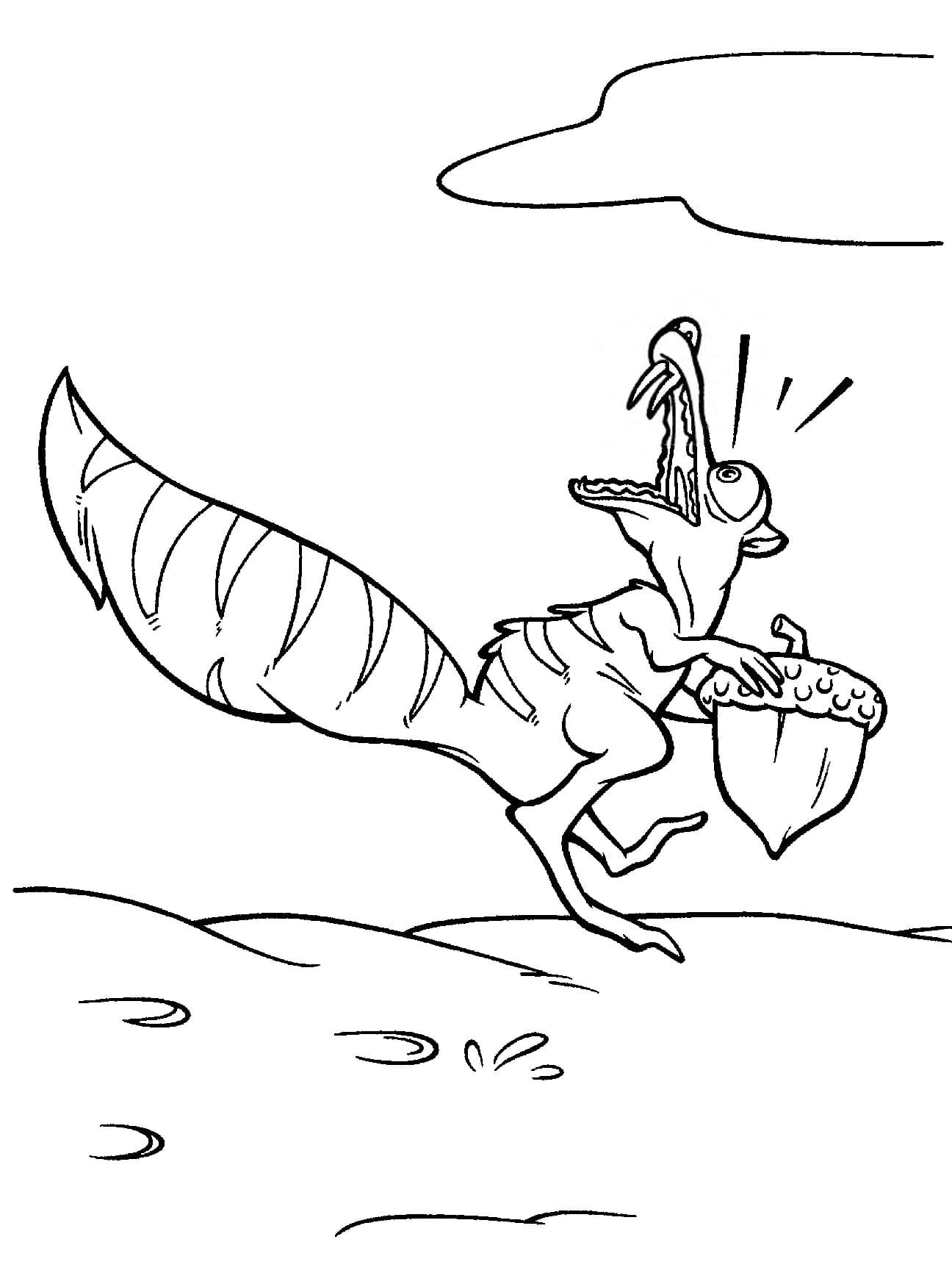 Desenho de A Era do Gelo para colorir e imprimir: número 23