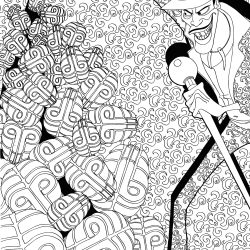 Desenho de A Princesa e o Sapo para colorir e imprimir: número 15