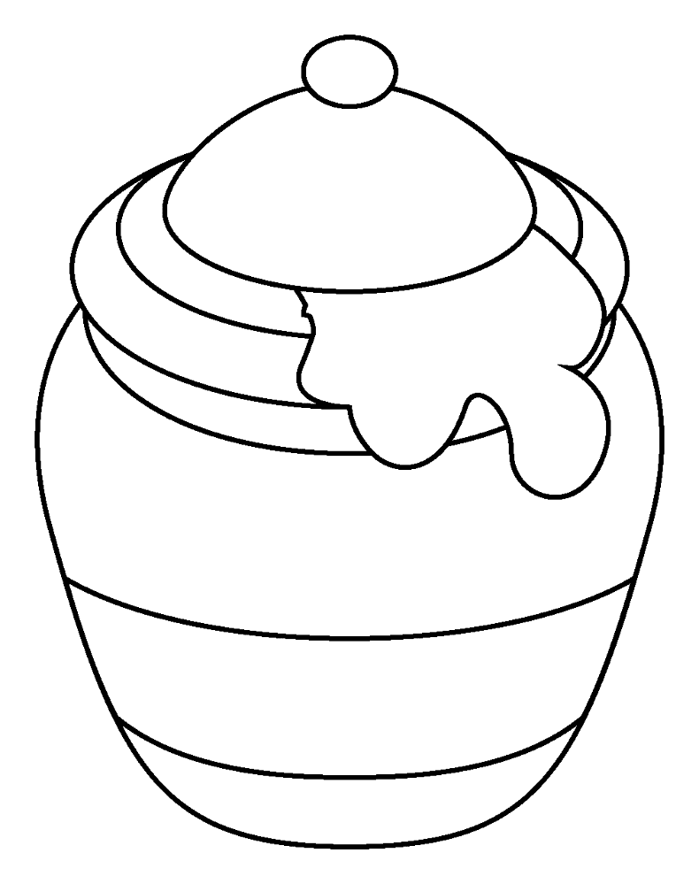 Desenho de Abelhas para colorir e imprimir: número 7