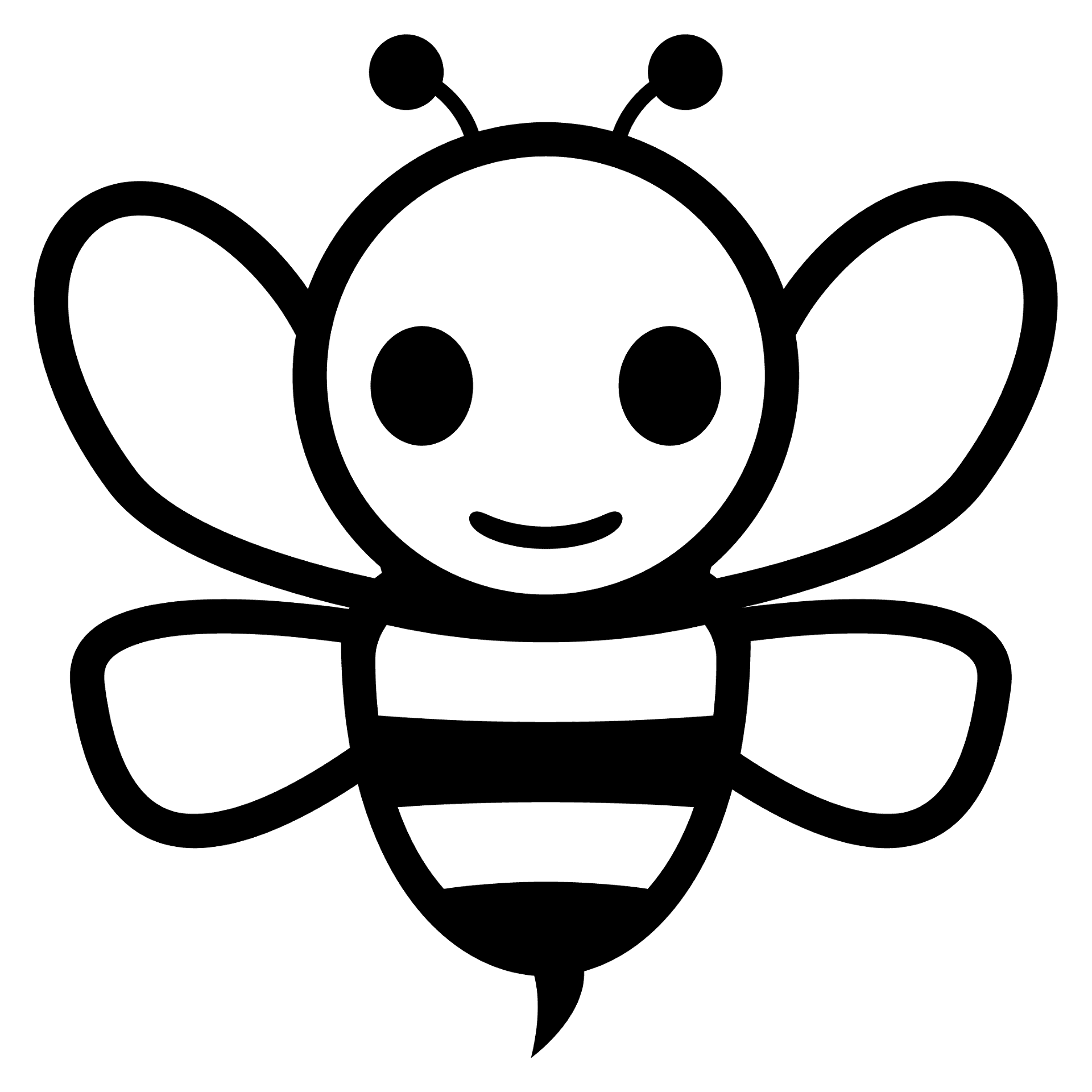 Desenho de Abelhas para colorir e imprimir: número 21