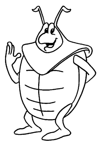 Desenho de Abelhas para colorir e imprimir: número 32