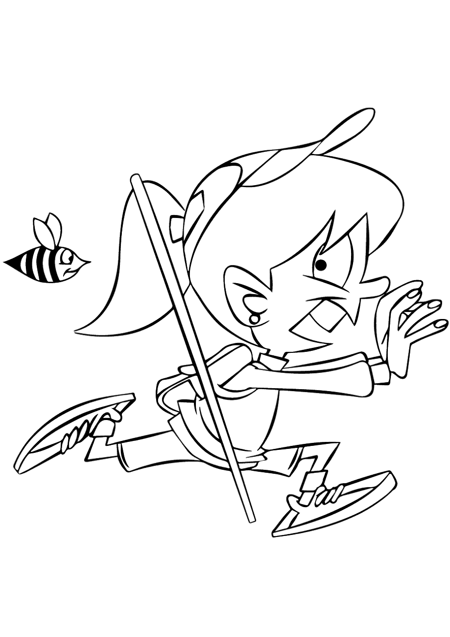Desenho de Abelhas para colorir