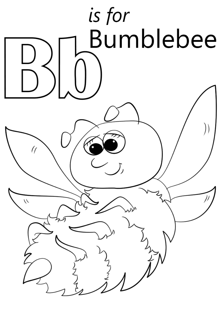 Desenho de Abelhas para colorir