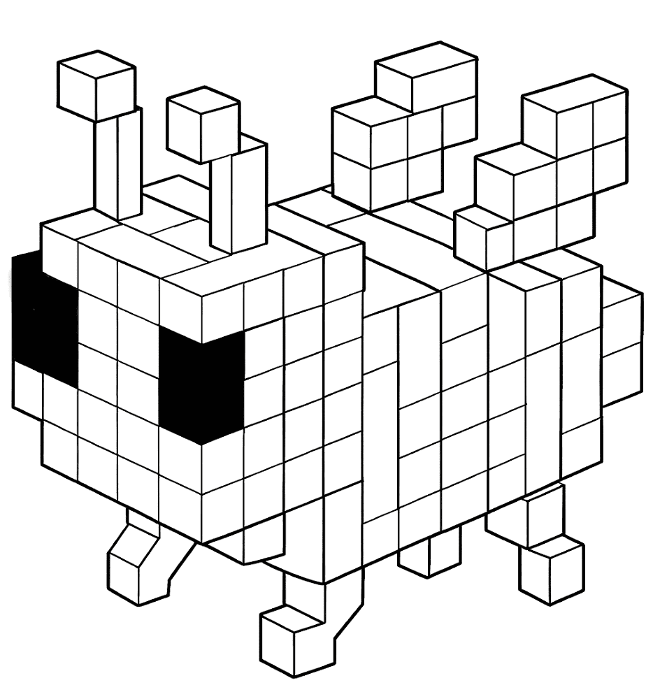 Desenho de Abelhas para colorir