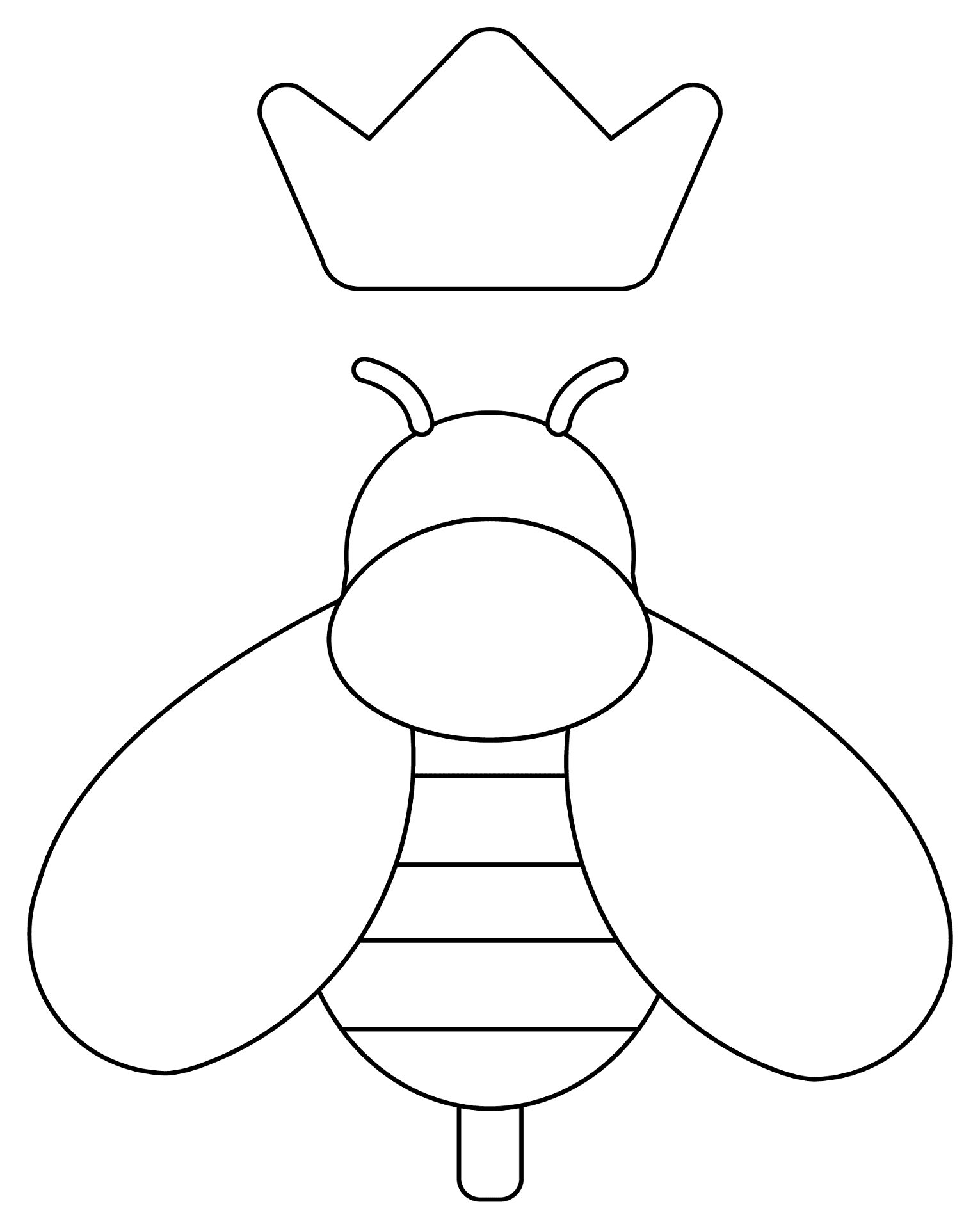 Desenho de Abelhas para colorir
