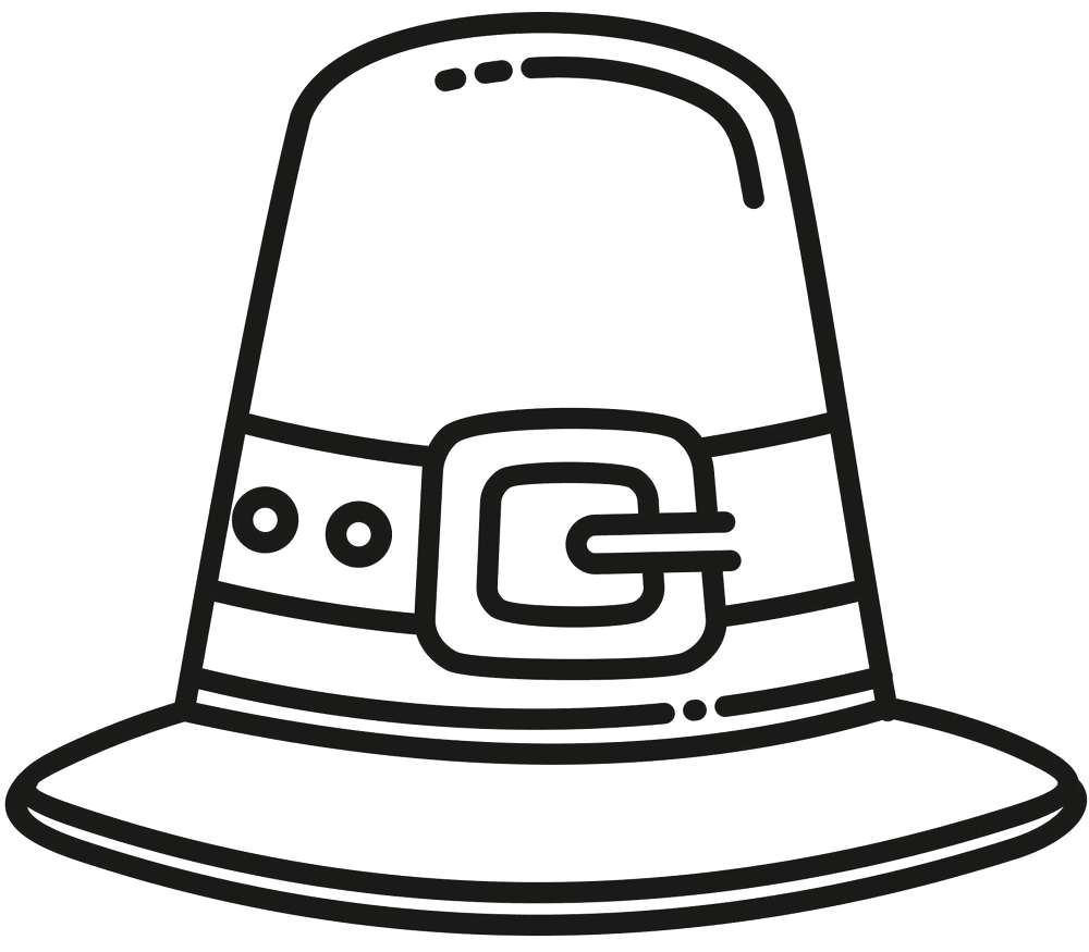 Desenho de Ação De Graças para colorir e imprimir: número 3