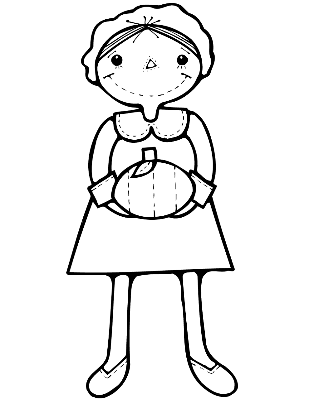 Desenho de Ação De Graças para colorir e imprimir: número 14