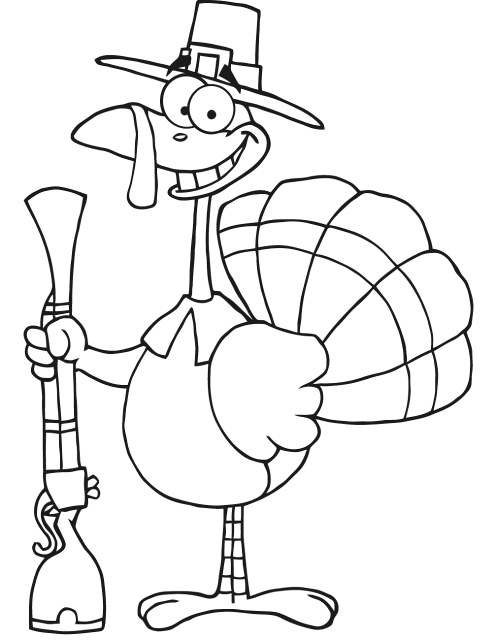 Desenho de Ação De Graças para colorir e imprimir: número 25
