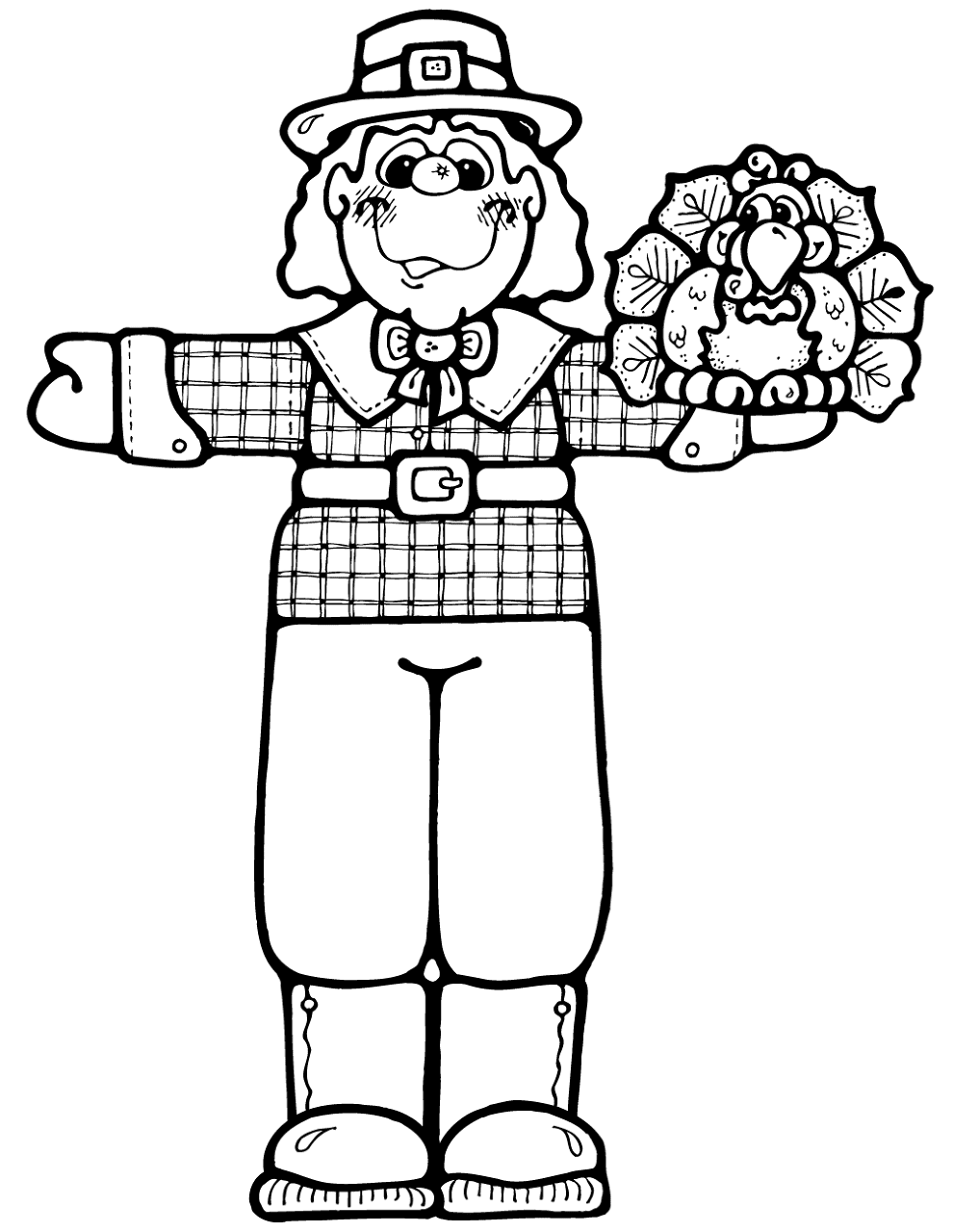 Desenho de Ação De Graças para colorir e imprimir: número 33