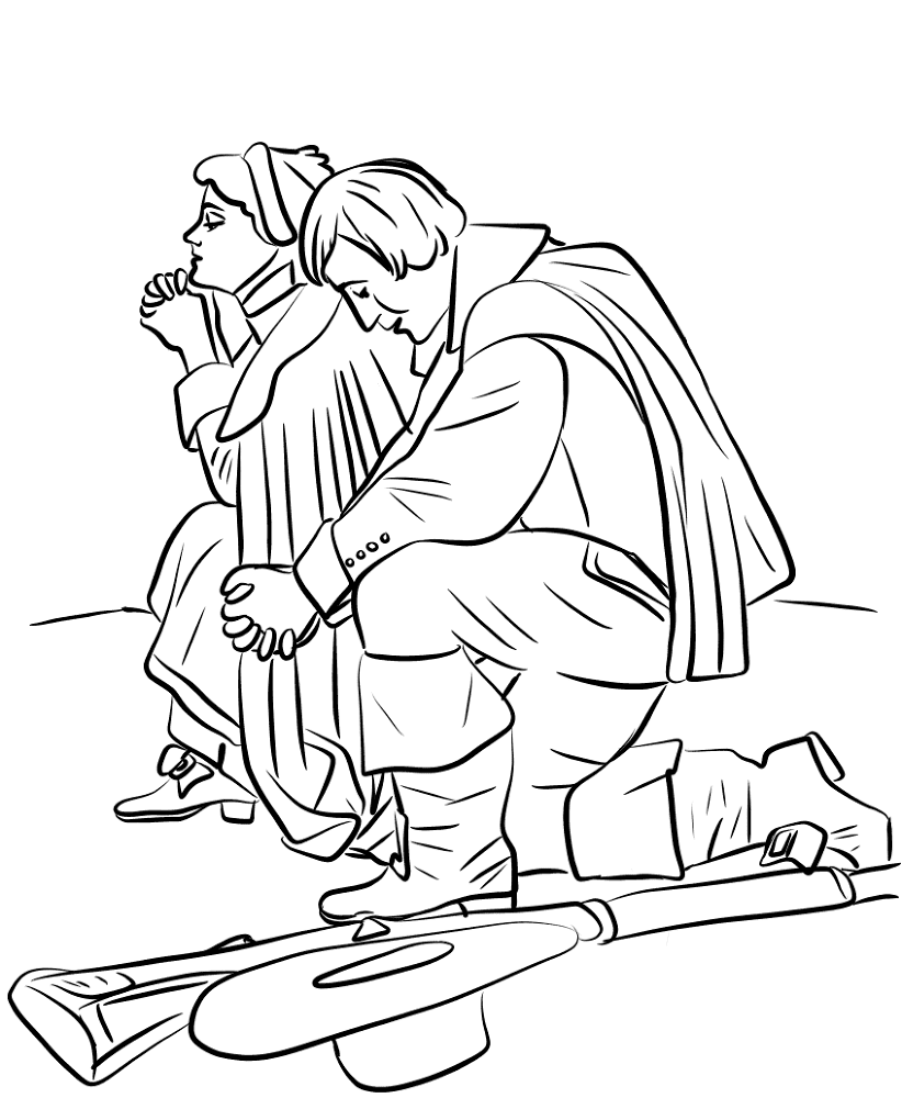 Desenho de Ação De Graças para colorir e imprimir: número 37