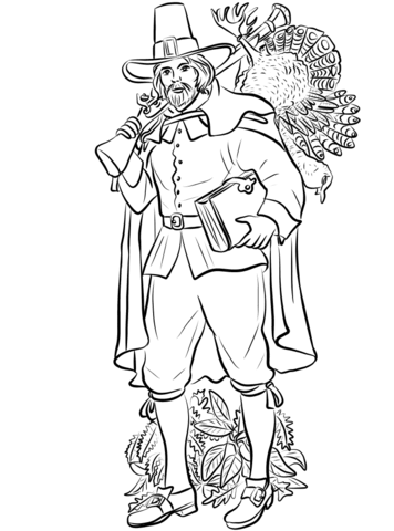 Desenho de Ação De Graças para colorir e imprimir: número 41