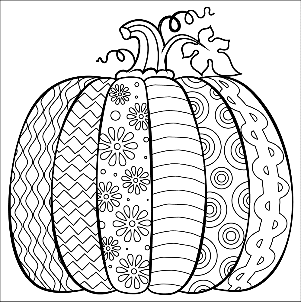 Desenho de Ação De Graças para colorir
