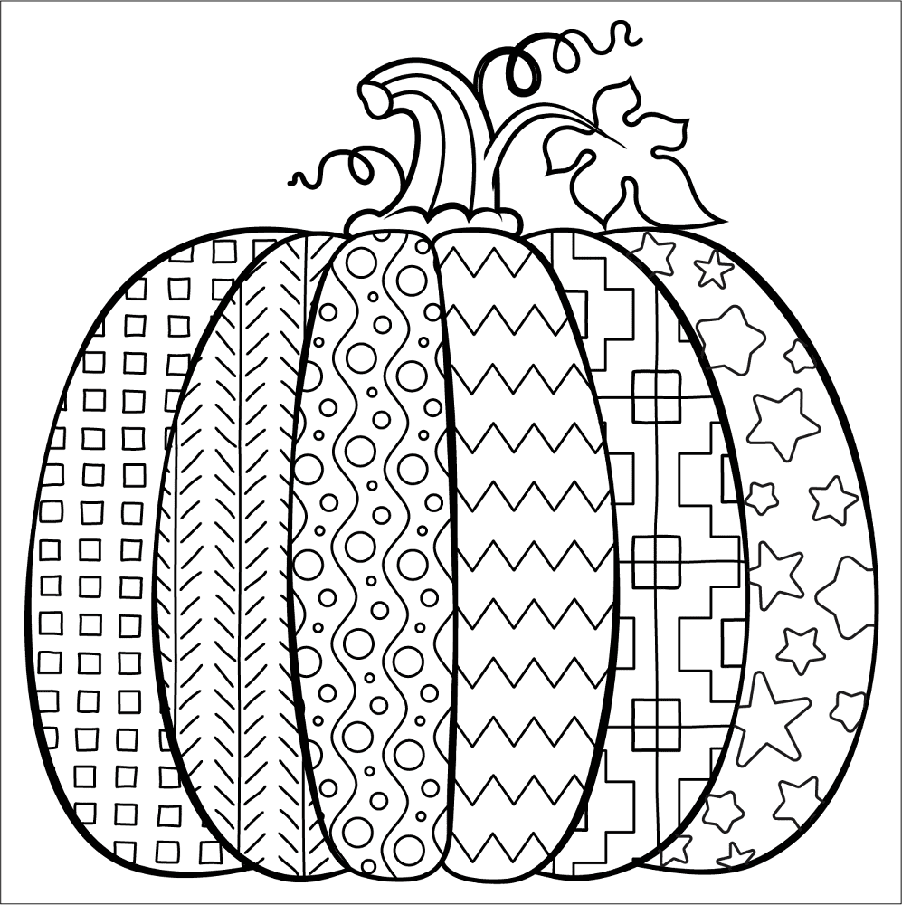 Desenho de Ação De Graças para colorir