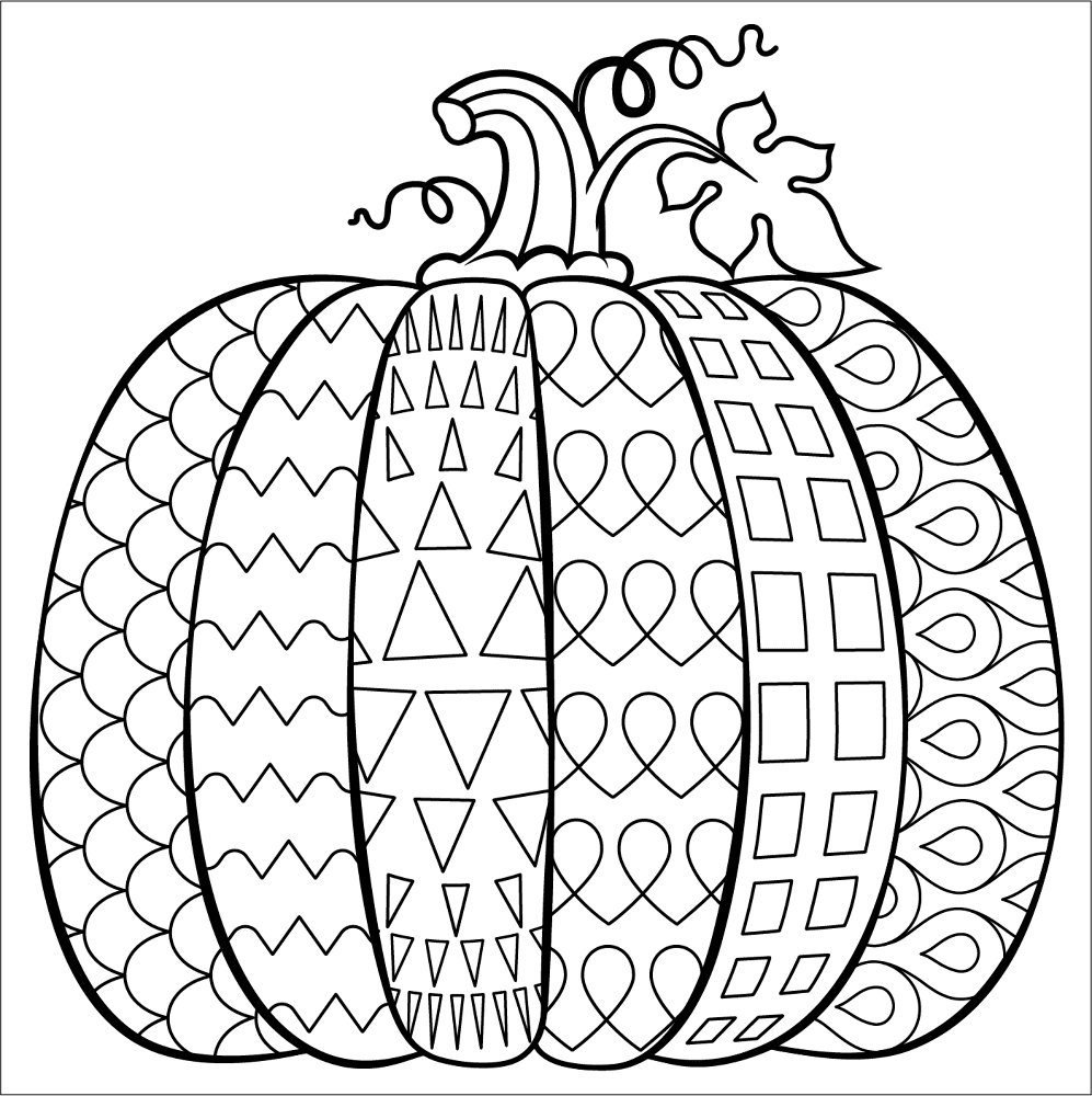 Desenho de Ação De Graças para colorir
