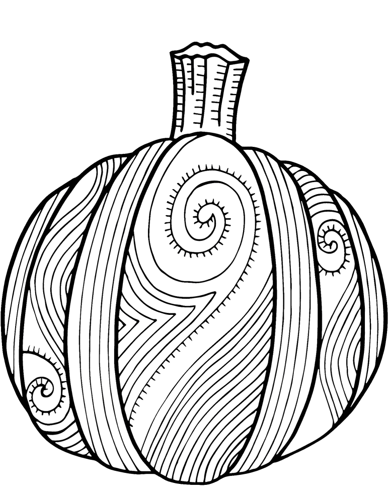 Desenho de Ação De Graças para colorir