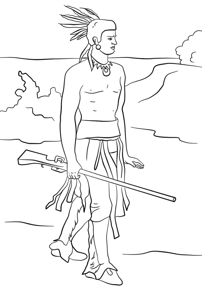 Desenho de Ação De Graças para colorir