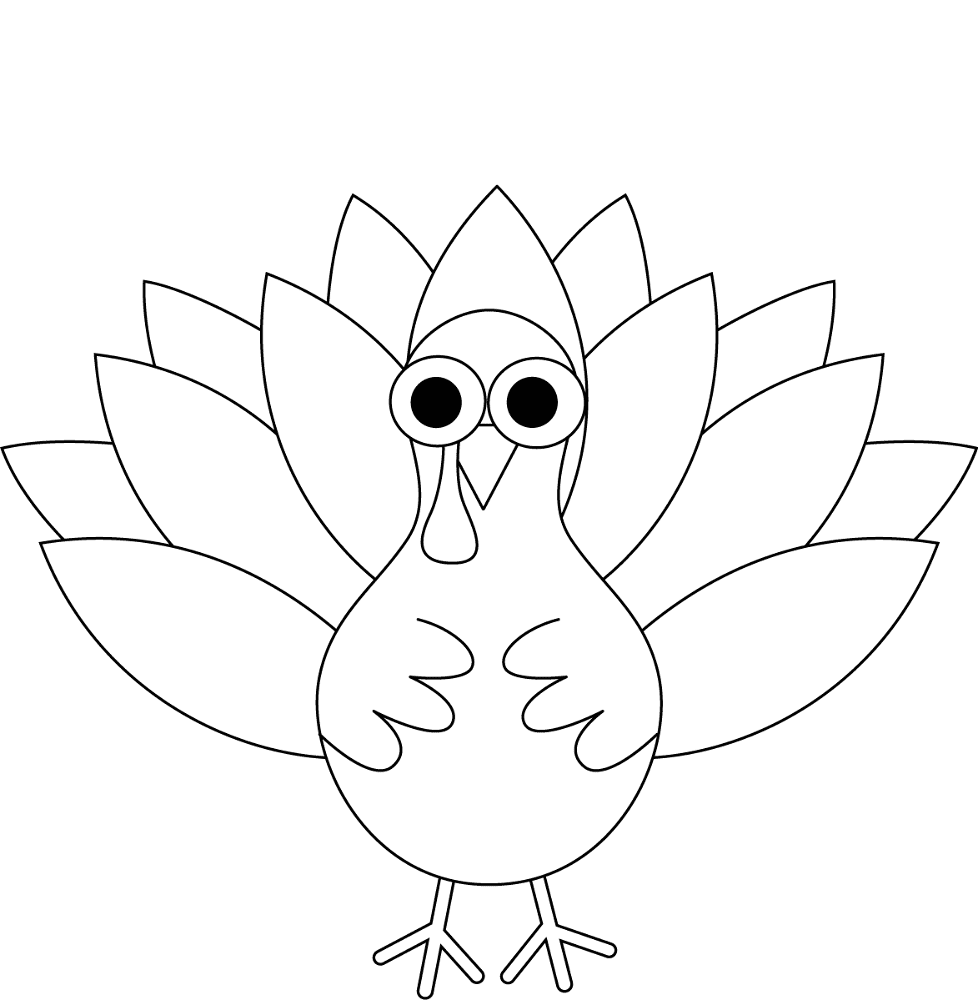 Desenho de Ação De Graças para colorir