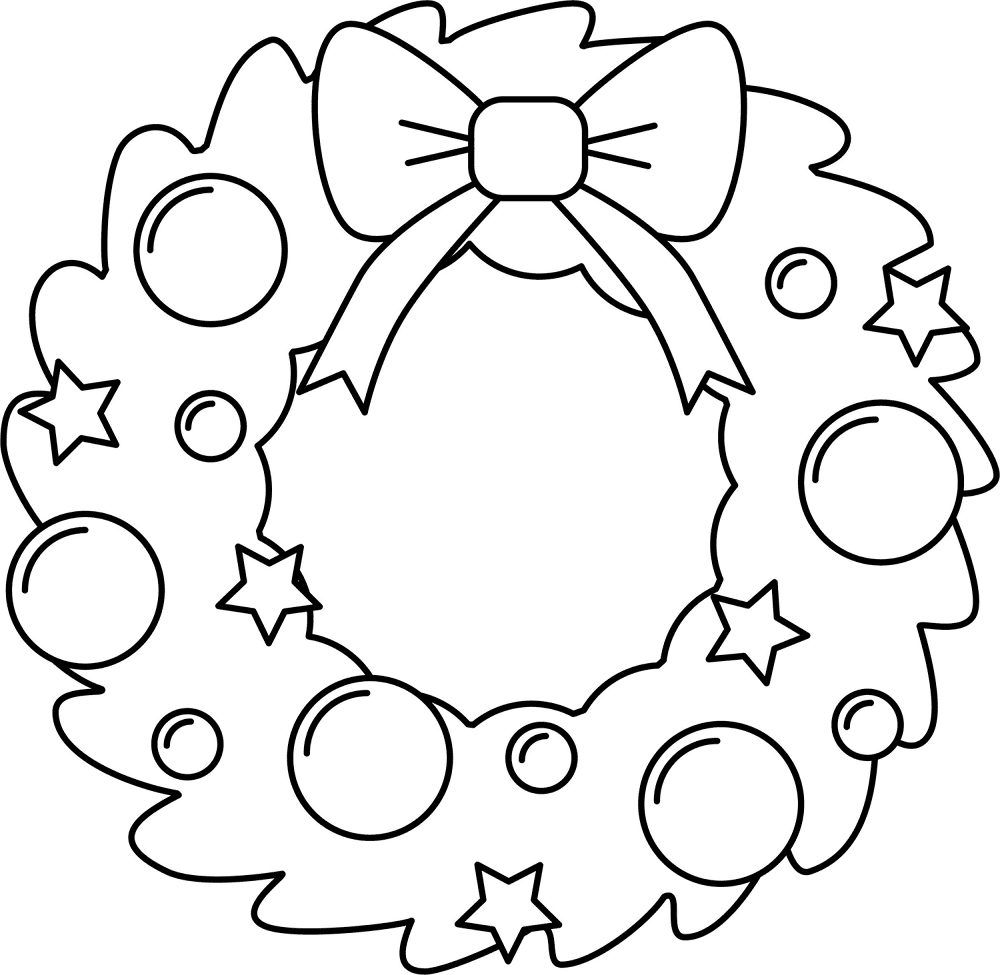 Desenho de Advento para colorir e imprimir: número 1
