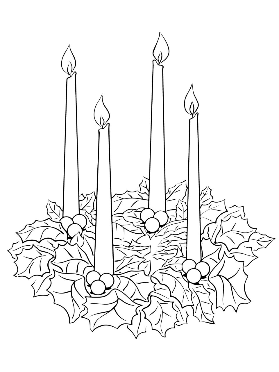 Desenho de Advento para colorir e imprimir: número 11