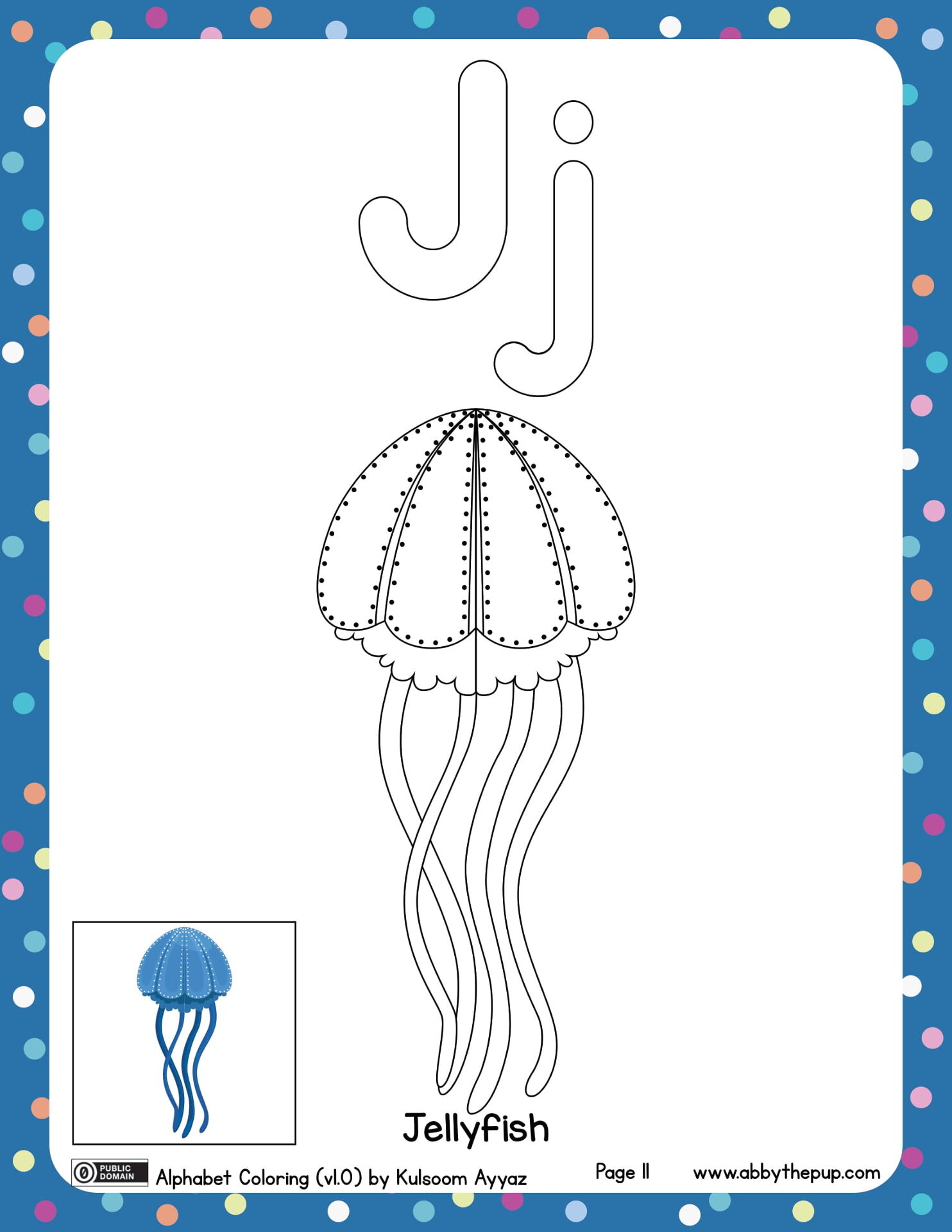 Desenho de Água Viva para colorir e imprimir: número 20