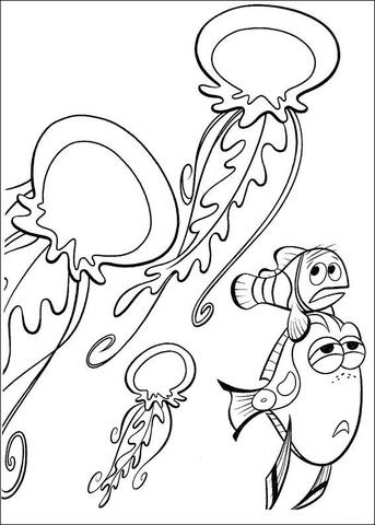 Desenho de Água Viva para colorir e imprimir: número 28