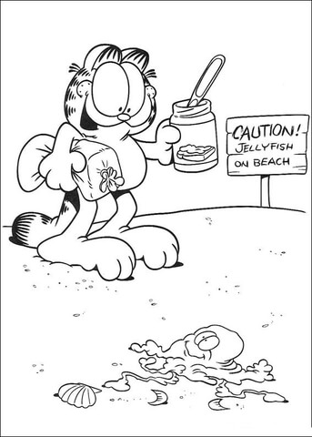 Desenho de Água Viva para colorir e imprimir: número 30