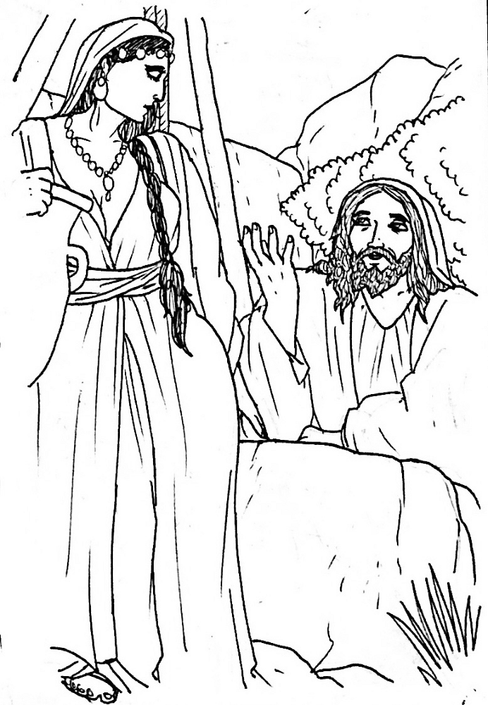 Desenho de Água Viva para colorir