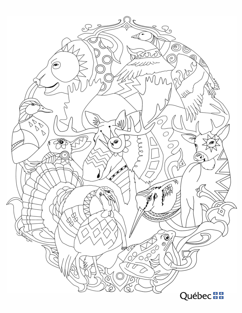 Desenho de Alce para colorir e imprimir: número 37