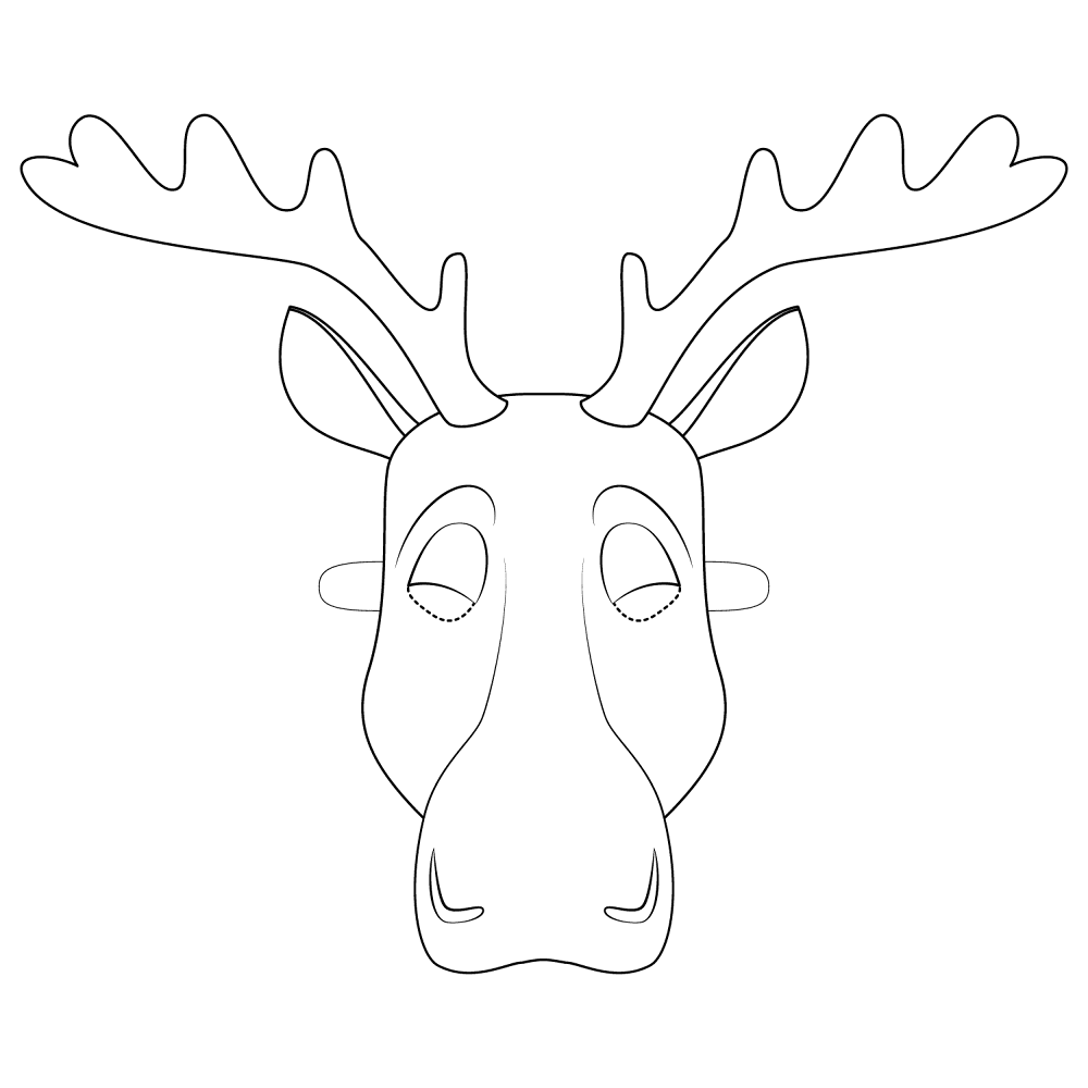 Desenho de Alce para colorir