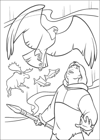 Desenho de Alce para colorir