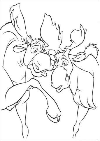 Desenho de Alce para colorir