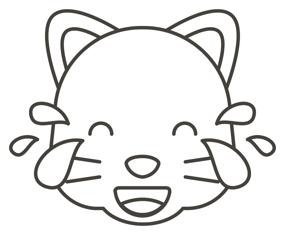 Desenho de Alegria para colorir e imprimir: número 2