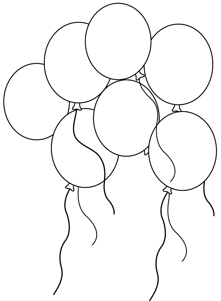 Desenho de Alegria para colorir e imprimir: número 8