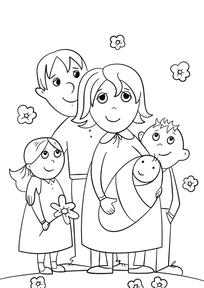 Desenho de Alegria para colorir e imprimir: número 47