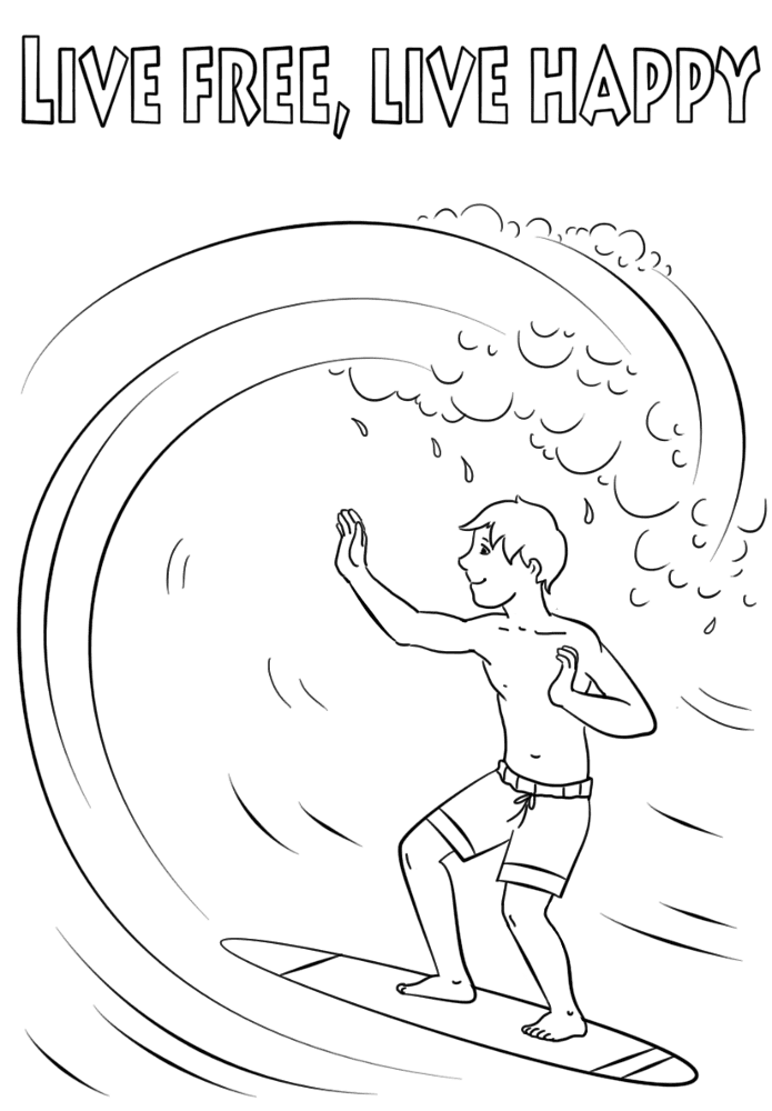 Desenho de Alegria para colorir