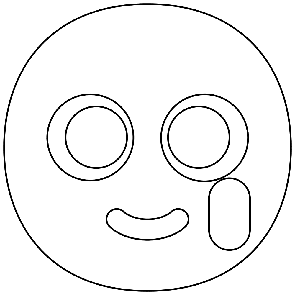Desenho de Alegria para colorir