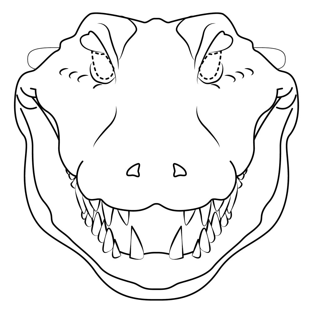 Desenho de Aligátor para colorir e imprimir: número 48