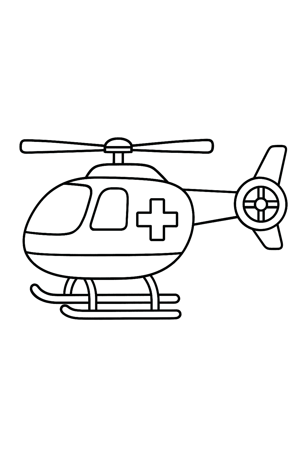 Desenho de Ambulancia para colorir e imprimir: número 18