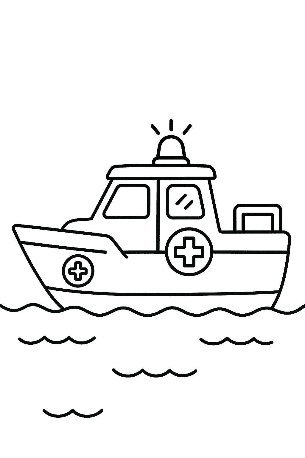 Desenho de Ambulancia para colorir e imprimir: número 19