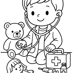 Desenho de Ambulancia para colorir e imprimir: número 23