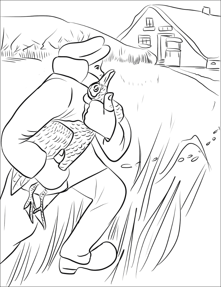 Desenho de Amizade para colorir e imprimir: número 8